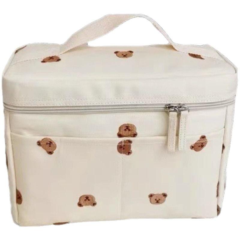 New Korean Style Kids' Little Bear Insulated Stroller Bag – Portable Mommy Bag