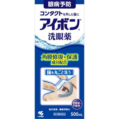 Eybon D 500ml Collirio Collirio Efficacia: Pulizia degli occhi, prevenzione delle malattie degli occhi (dopo aver nuotato, quando entrano polvere o sudore