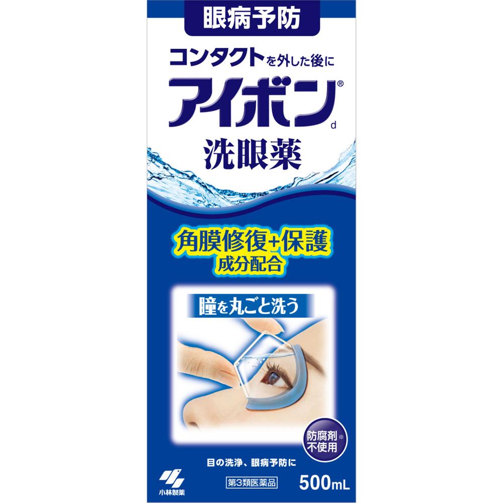 Kobayashi Pharmaceutical Eybon D 500ml Eye Wash Eye Wash Efficacy: Eye cleansing, prevention of eye diseases (after swimming, when dust or sweat enter