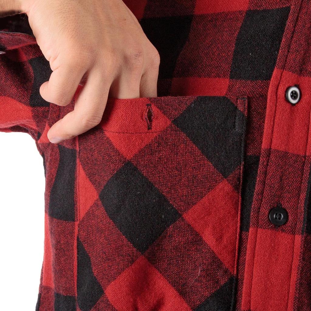 Foxfire Retro Double Wool Buffalo Check Shirt [6112440] [Wool] [Washable] Men's