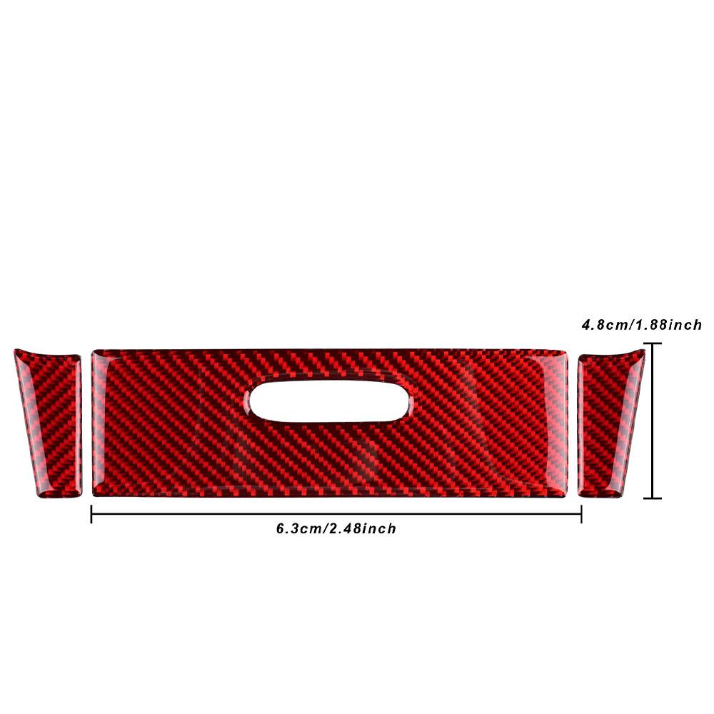 Real Soft Carbon Fiber Sticker For Porsche Cayenne 2003 2004 2005 2006 2007 2008 2009 2010 Ashtray Panel Interior Accessories