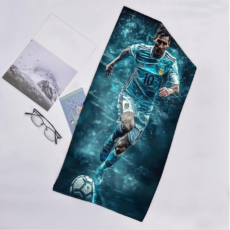 Great Soccer Player Fashion Beach Towel: Ideal for Summer Adventures Soft, absorbent and quick drying suitable for swimming and bathing