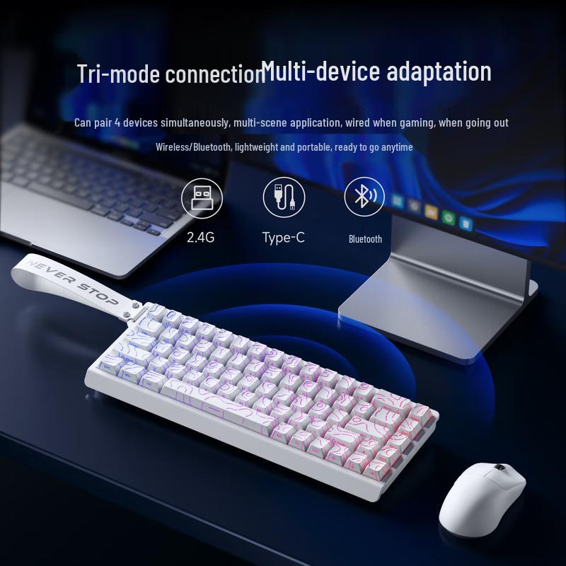 Qianxingzhe F68 Three-mode Keyboard & Mouse Combo
