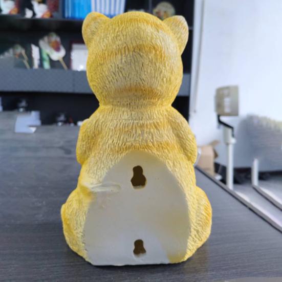 Duvara Monte Tuvalet Kağıdı Tutucu Basit Kurulum Gerçekçi 3D Baskılı Kedi Kağıt Havlu Tutucu Banyo Dekorasyonu