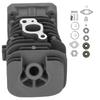 41.1mm Cylinder Piston Kit Fit for Partner Poulan 350 351 390 420 2150 2250 2450 2550