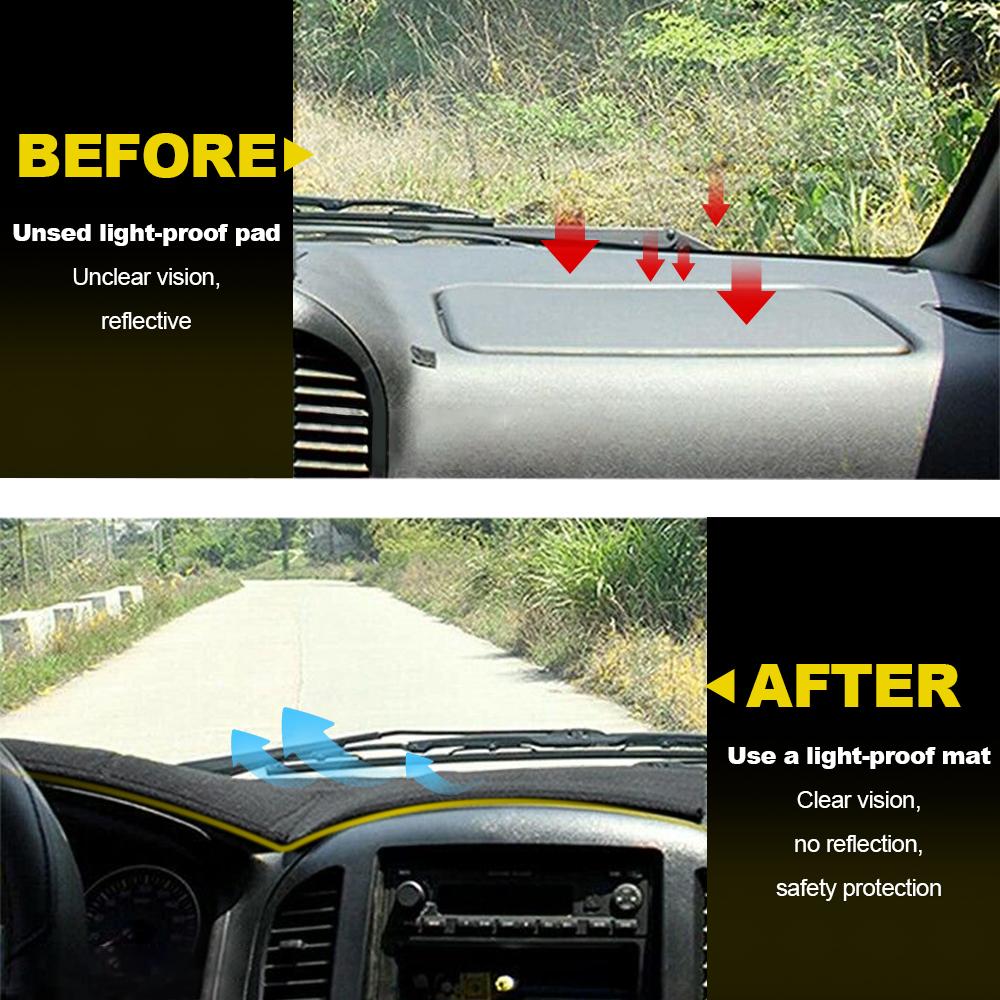 Car Dashboard Cover Dash Mat Dashmat For Chevrolet Silverado 1500 2500HD 3500HD GMC Sierra 1500 2019-2020 Dash Board Cover Pad