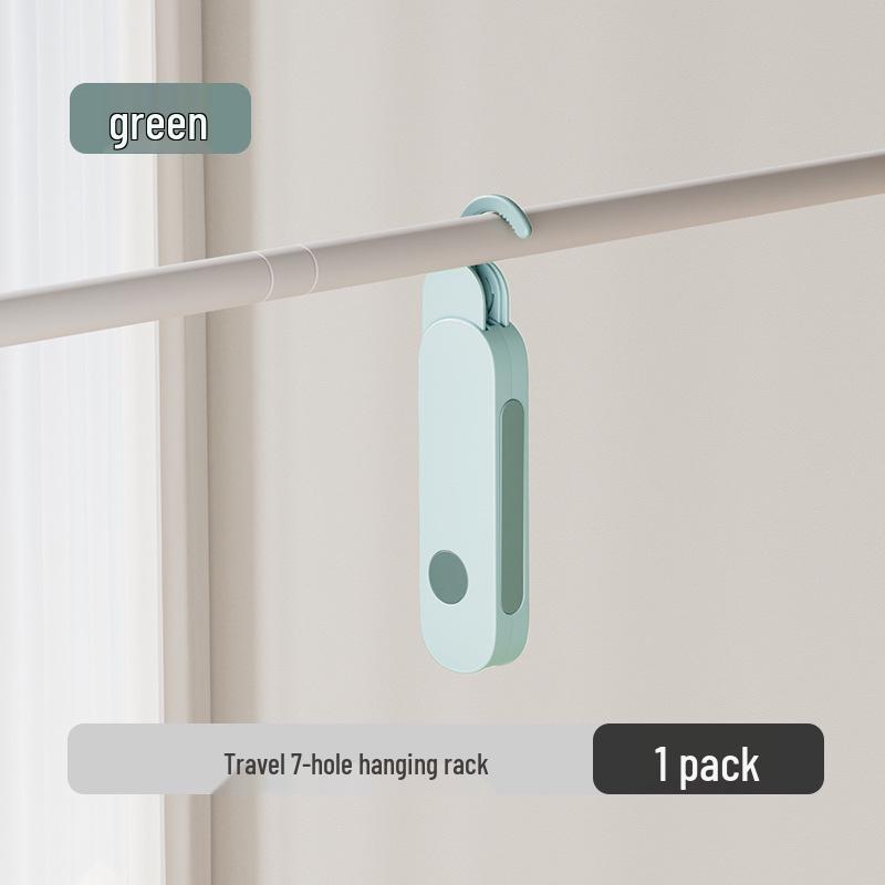 Portable Foldable Multi-Hole Clothes Hanger for Travel and Business Trips
