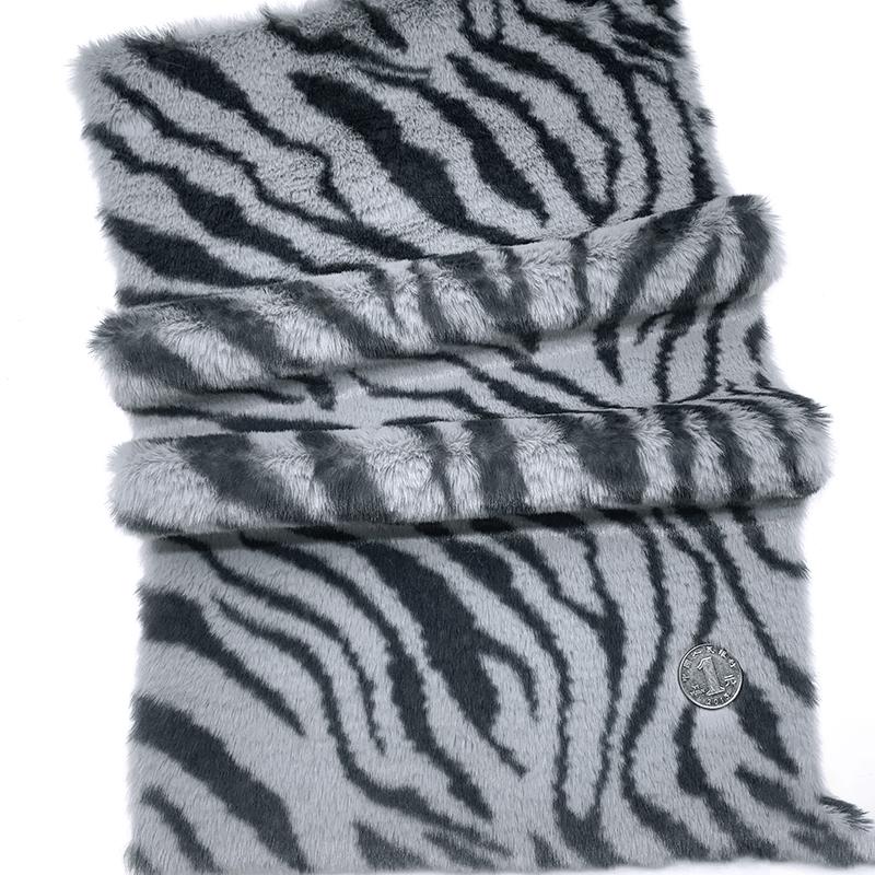 0.5/1/2 Yards 10mm Imitation Rabbit Zebra Stripes Faux Fur Fabric for Sewing Winter Coats Scarf   Blankets Handmade DIY Fabrics