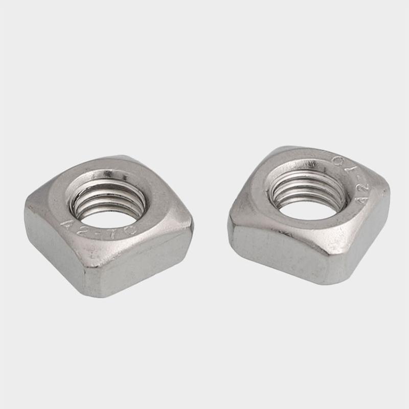 M3 M4 M5 M6 M8 M10 M12 304 Stainless Steel Square Nuts Stainless Steel Square Nut