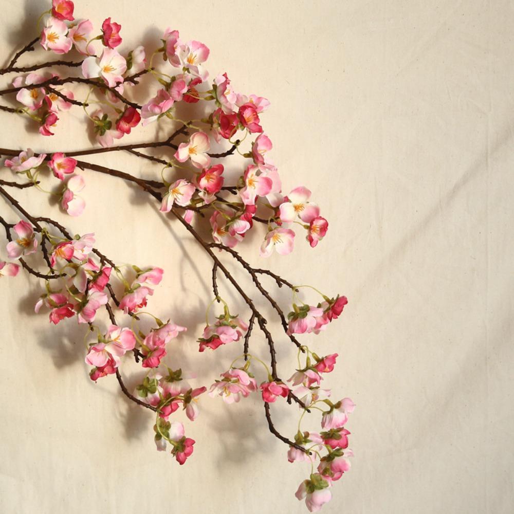 97cm Artificial Cherry Blossom 4 Branches Silk Cherry Blossoms  Table Centerpiece