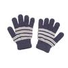 Kids Striped Pattern Gloves Full Finger Warm Mittens Stretchable Windproof Mittens for Kids Cycling Skiing Supplies