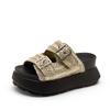 New summer small man beautiful height increase cm word slippers thick bottom not tired feet item number