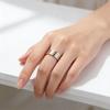 Classic 3-Color Gold Silver Rose Gold Stainless Steel Ring for Men Women, Fashion Wedding Band Couple Ring, Durable Titanium Ste