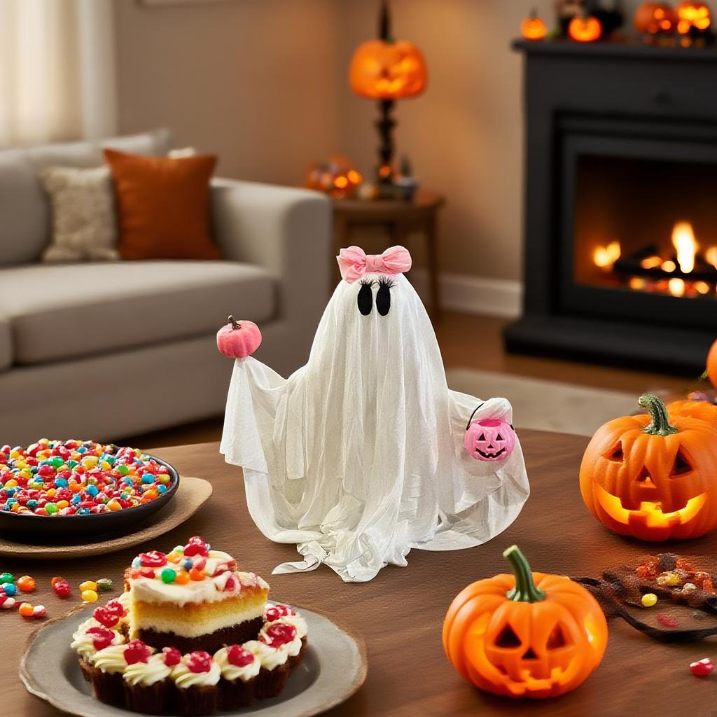 Halloween Desktop Cute Atmosphere Decoration Ornaments Holiday Decoration Props Desk Decoration