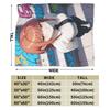 Makima Anime Girl Blanket C-Chainsaws Flannel Novelty Warm Throw Blanket for Home Summer