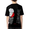 Jujutsu Kaisen Anime Women Men's T-shirts Anime Printed O-Neck Oversized Short Sleeves Fashion Mens Clothing Streetwear