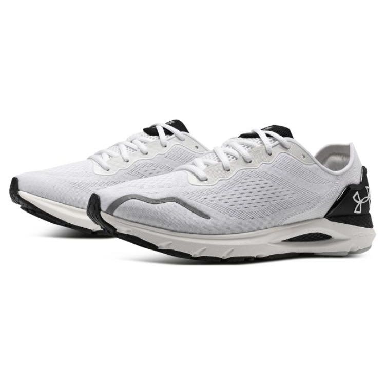 Under Armour HOVR Sonic 6 White Black Men Sneakers 3026121-105