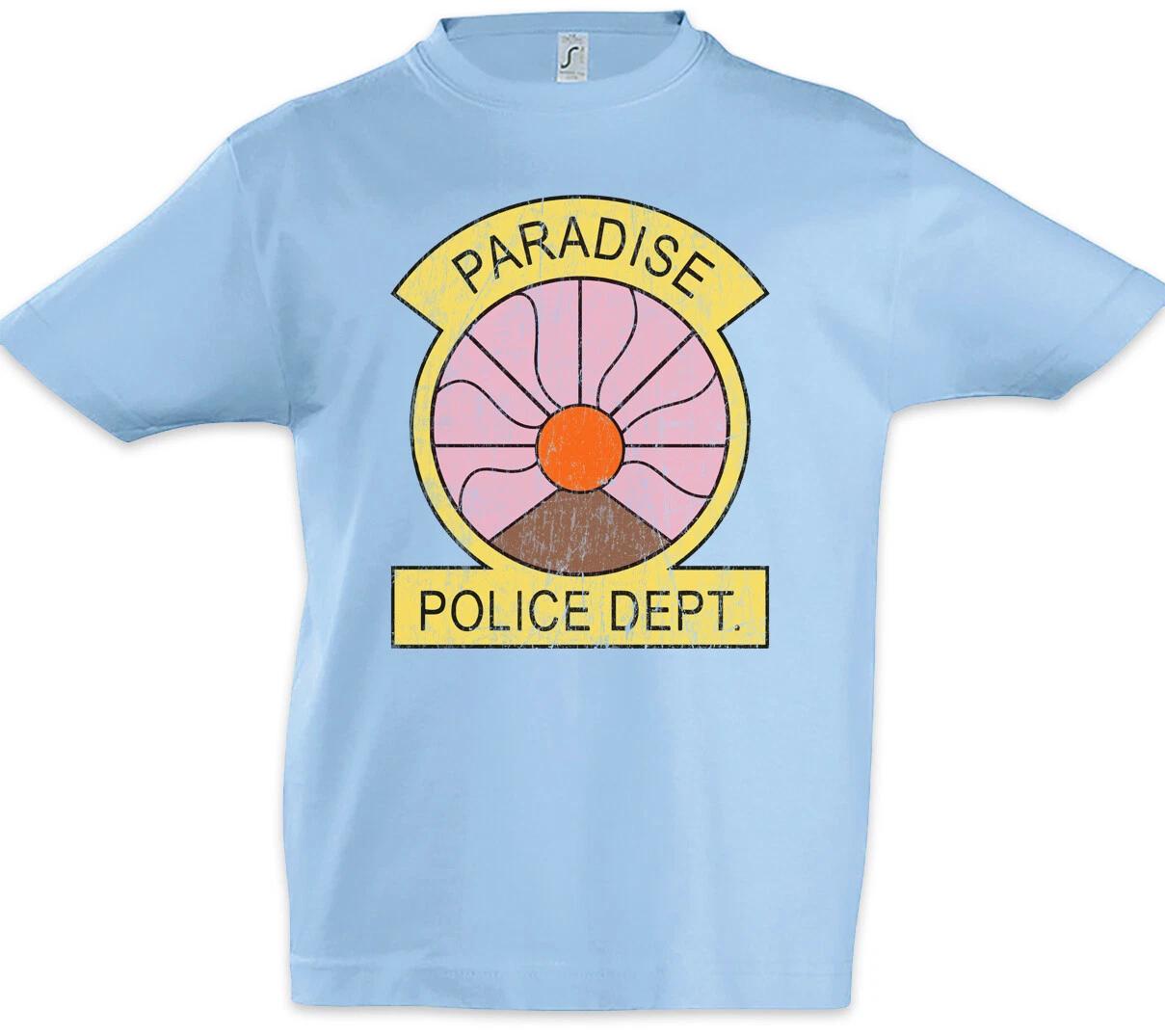 

PPD Kids Boys kids boys T-Shirt Fun Paradise Symbol Police PD Department Gerald Logo 100