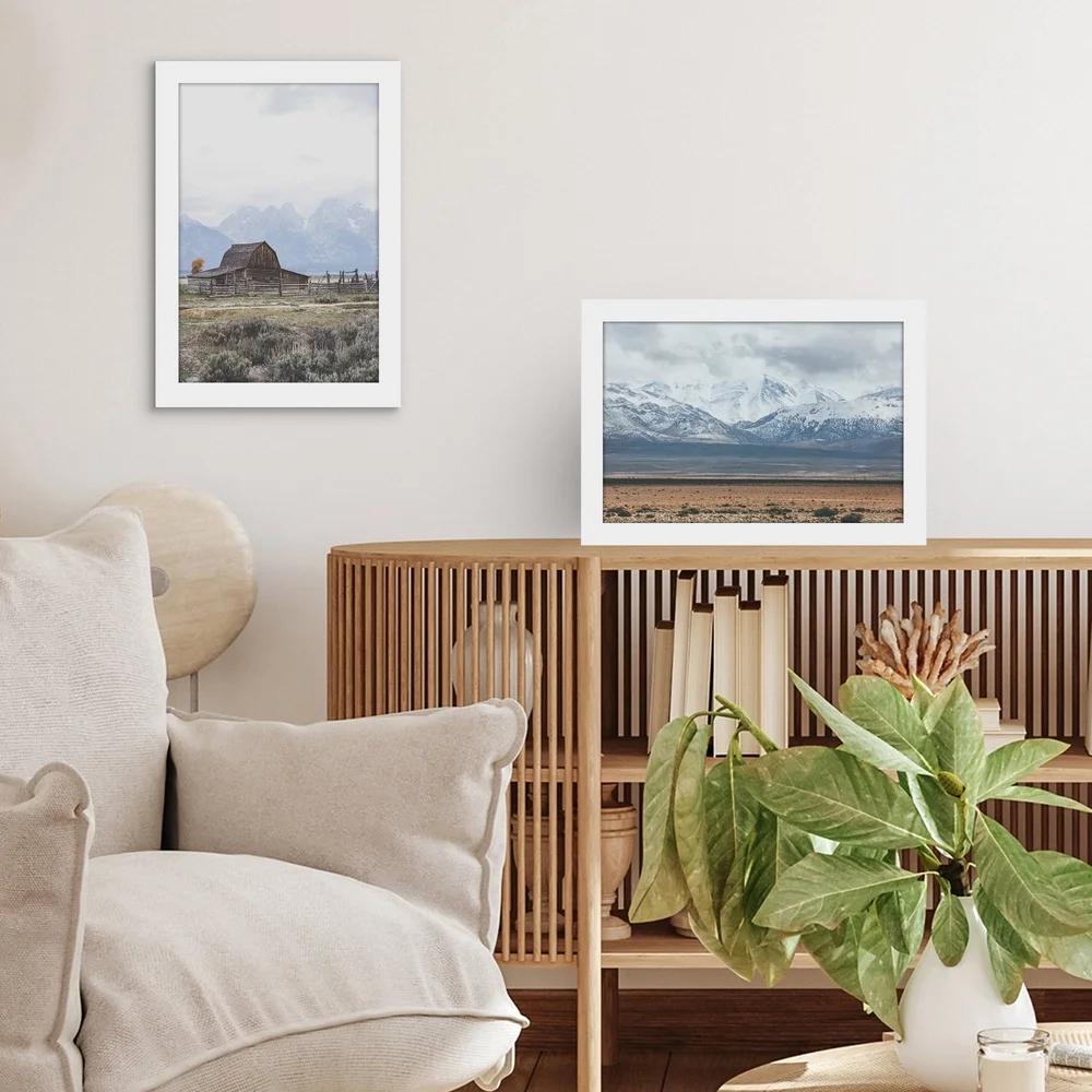 Gallery Picture Frame 8x12 White Wood Molding Shatter Resistant Glass Wall Mount Vertical Horizontal Display Art Frame