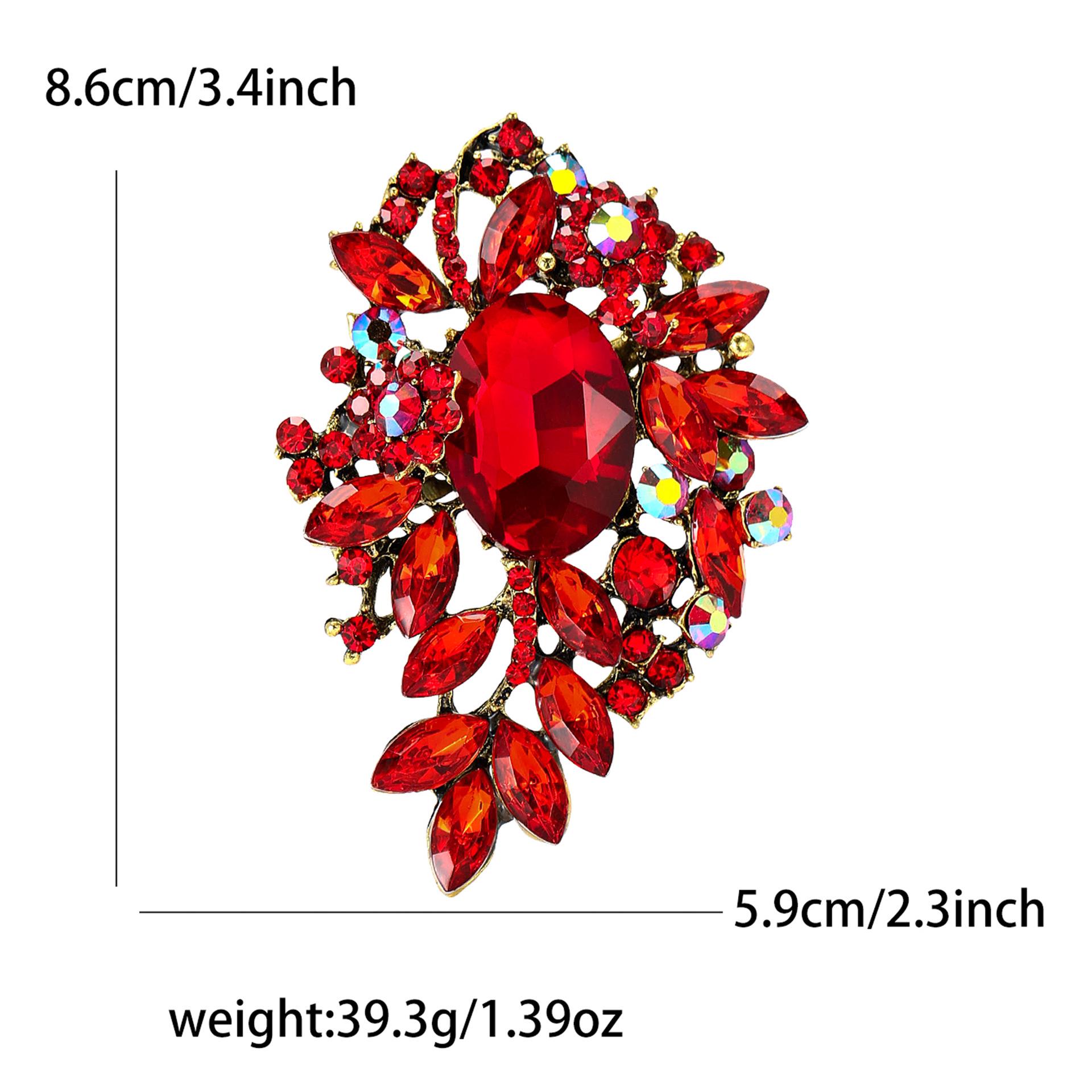 

Элегантная брошь из сплава со стразами - Универсальная модная булавка для женщин