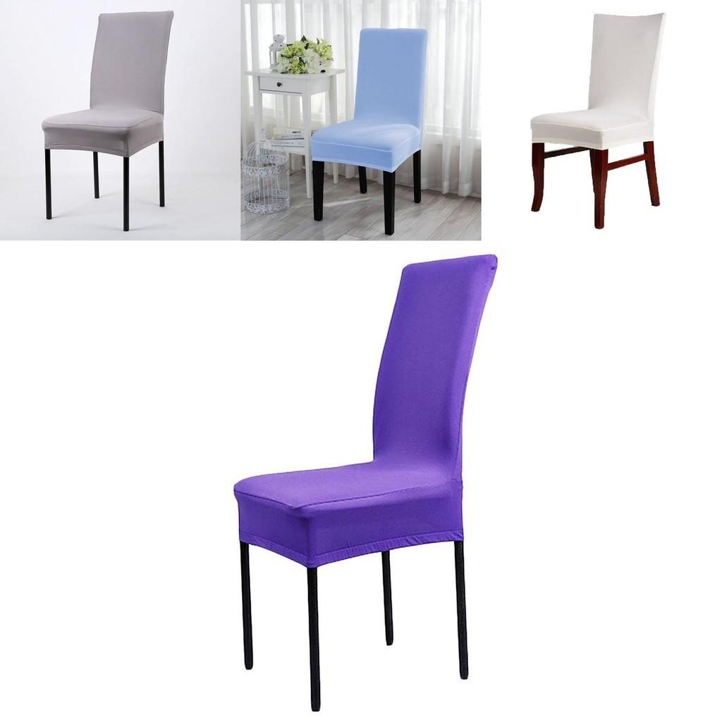 Premium Stretch Spandex Dining Room Chair Cover For Elegant Furniture Decor