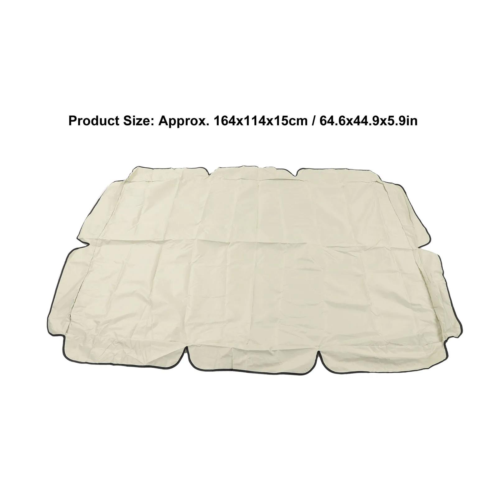 Водонепроницаемый сменный навес для уличных качелей, 420D Оксфорд с серебряным покрытием, навес для качелей-кресла для сада, патио на открытом воздухе