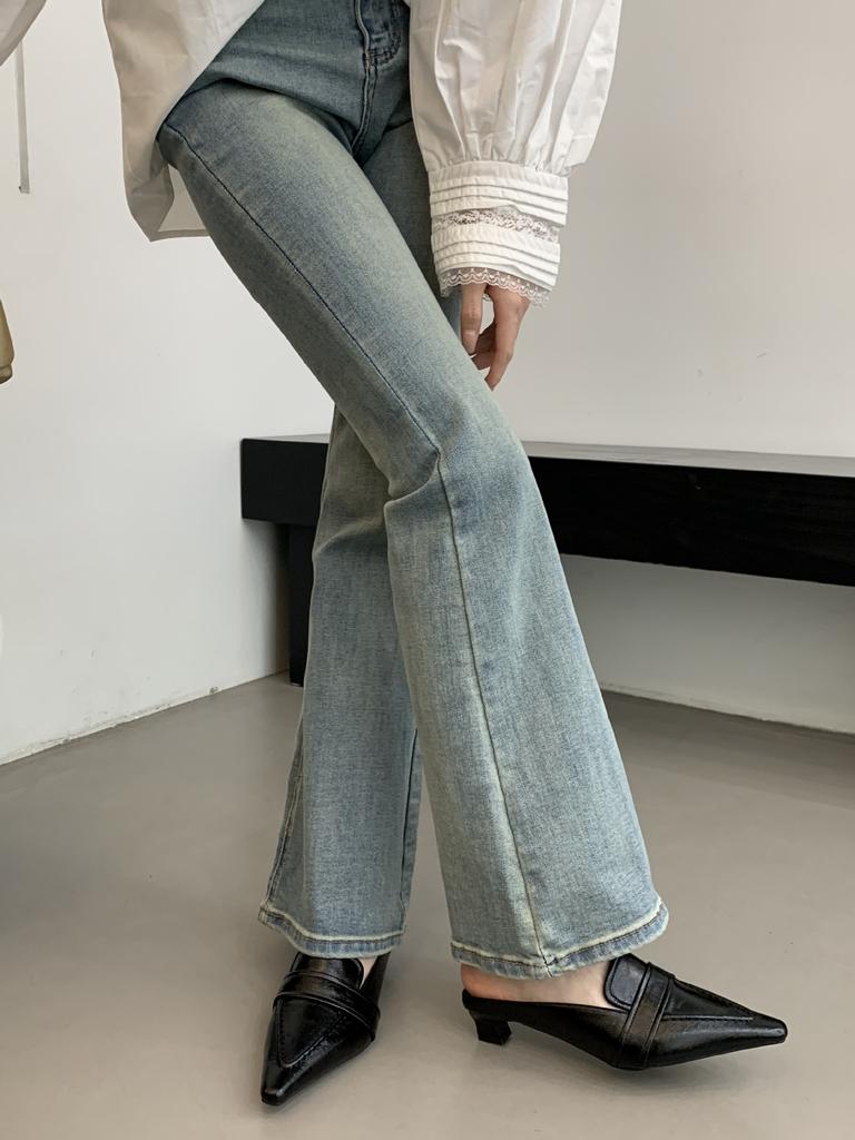 British Style Bag Head Half Slippers French Niche Low-Heeled Muller Shoes Retro Fashion Outer Women'S Shoes