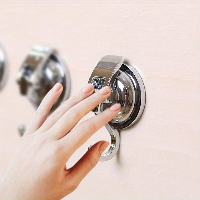 Strong Non Perforated Suction Cup Hook, Vacuum Adhesive Hook, Glass Wall Suction Cup Hook, Seamless Suction Cup Hook, Kitchen Bathroom Hook