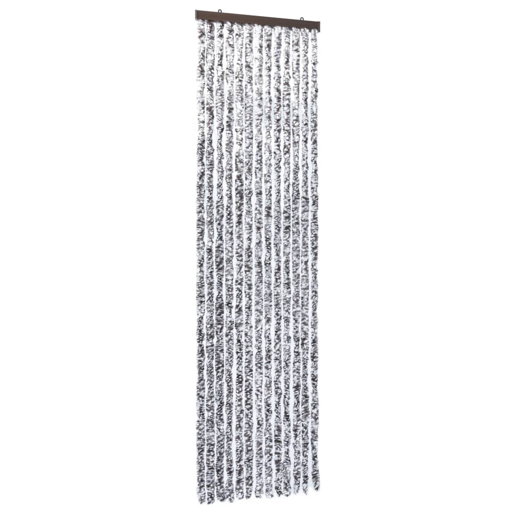 Insect Protection Curtain Brown and Beige 56 x 185 cm Chenille