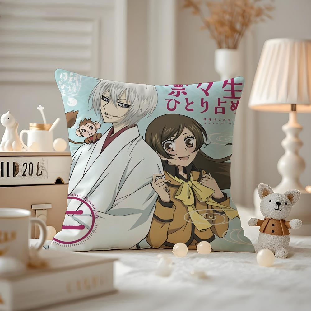 

Аниме Камисама Любовь Наволочка Антиаллергенная Наволочка Невидимая молния шелковистый короткий плюш Чехол для диванной подушки 30X30cm