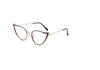 Stylish Women's Cat Eye Photochromic Anti-Blue Light Retro Metal Glasses Frame