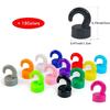 Solid Metal Body Magnetic Hooks Multi-Color Storage Hooks  Refrigerator Hanging