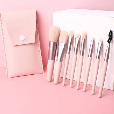 8 Makeup Brushes Eye Shadow Foundation Powder Eyelash Lip Concealer Blush Brush