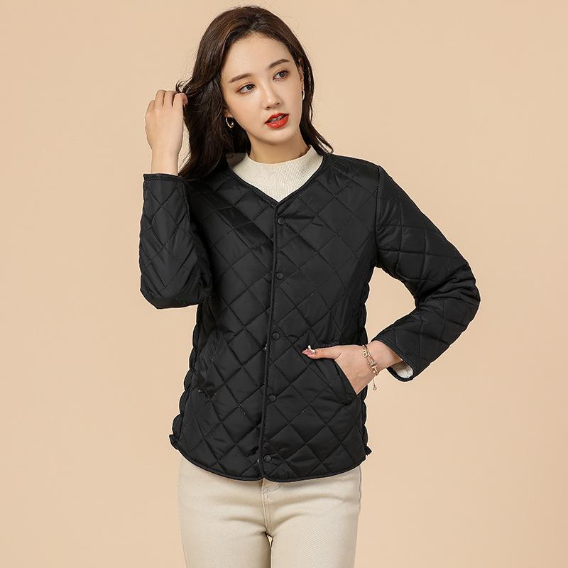 Ladies Thickened Warm Long-sleeved Cotton Liner Women's Home Cotton Clothing Cotton Clothing Padded One Sleeve with Hair 2152