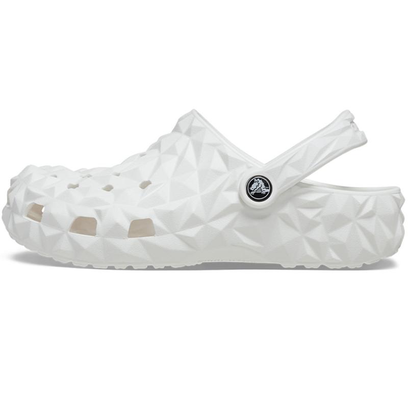 Crocs Classic Geometric Clog Sandals Unisex 'White'