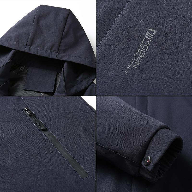 Men's Casual Jacket Daddy Jacket Jacket Middle-aged and Elderly Men's Business Spring and Autumn Winter