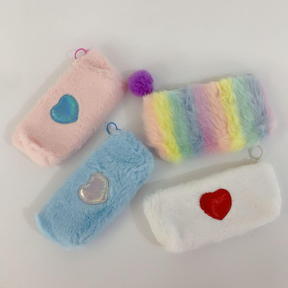 

Large-capacity Zipper Pencil Bag Multi-function Storage Bag Cosmetic Pouch Student School Supplies