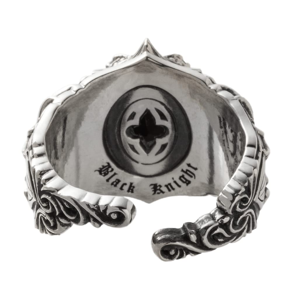 Artemis Classic Black Knight Silver Ring Silver Brand Silver Ring with Mystic Quartz Crystal (ACR0296) - Men's Accessories, Jewelry,