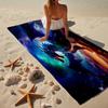 Fiery Dragon Artwork Beach Towel, Super Soft Microfiber, Gift for Her/Him, Birthday, for Pool, Beach, Travel, Home Decor Fan Gifts