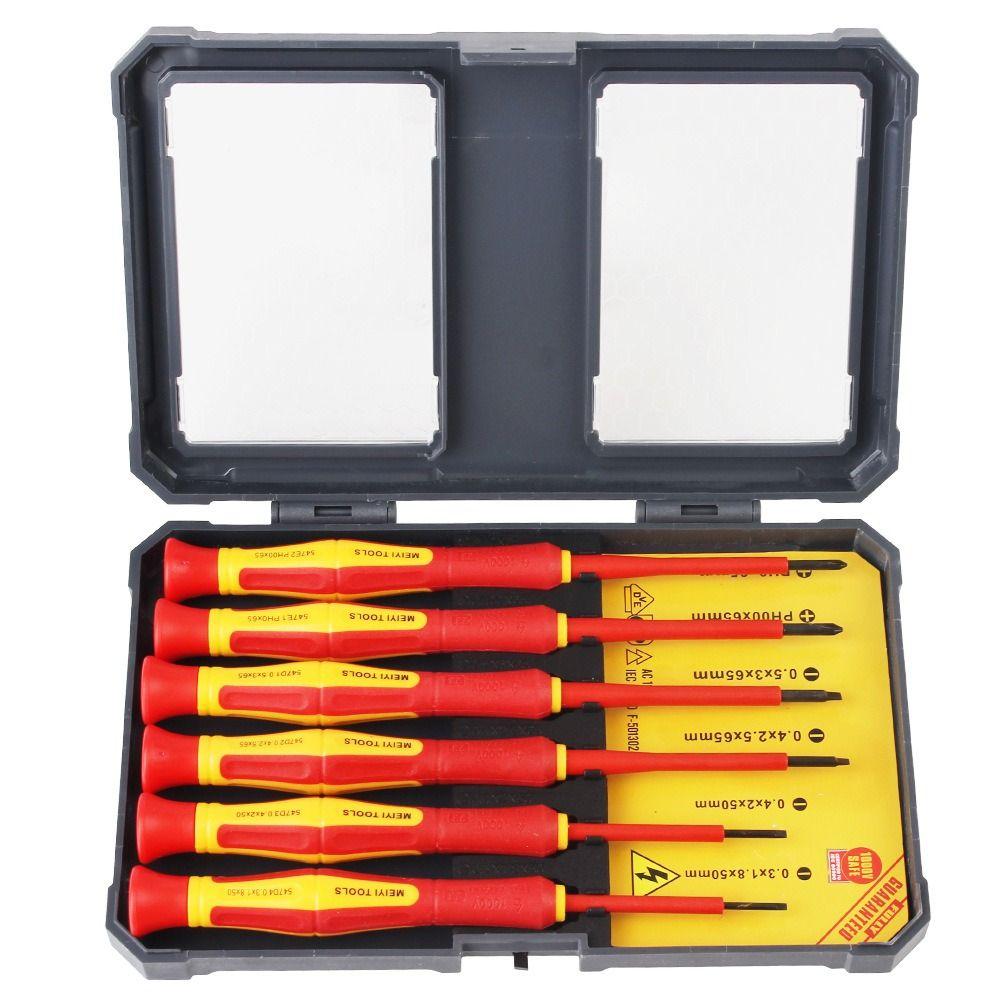 

6Pcs/Set Phillips Electrician Repair Tool Magnetic Screw Driver Electricians 6 Pcs