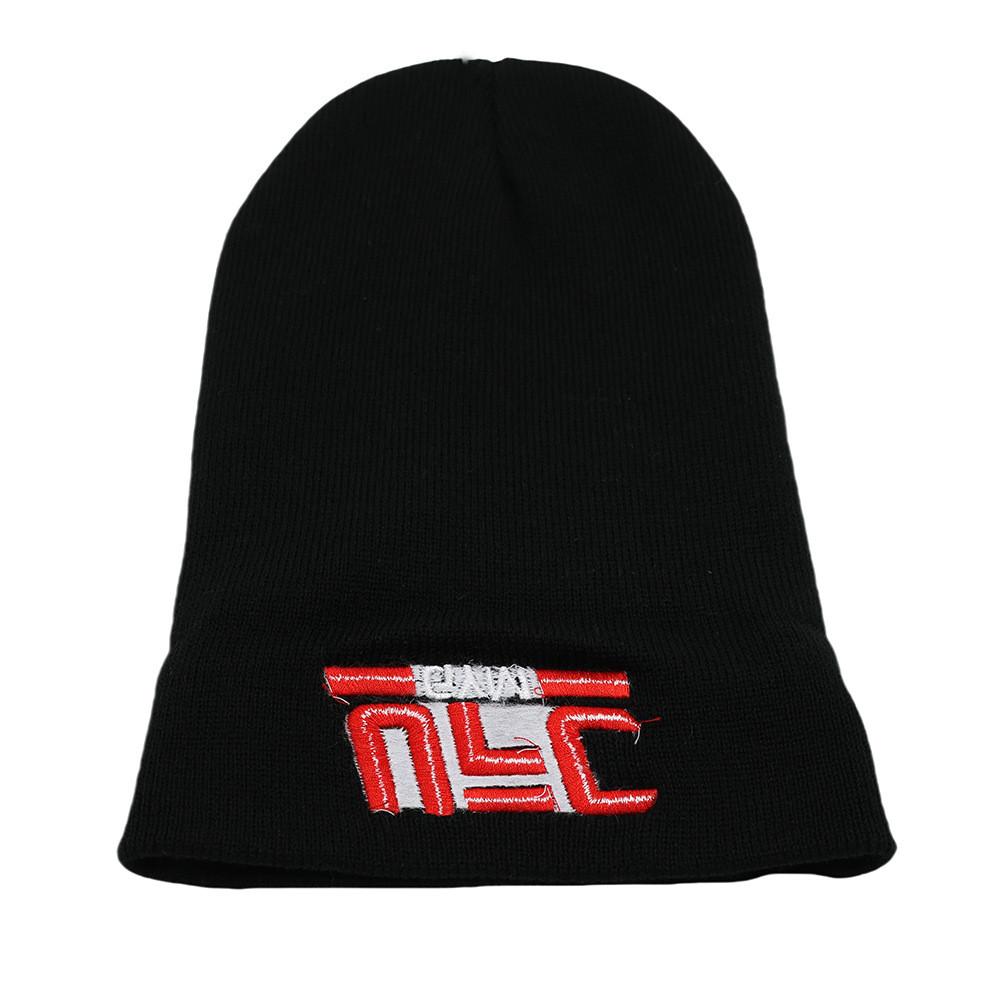 Letter Embroidery Knit Hat With Windproof Warmth For Men And Women