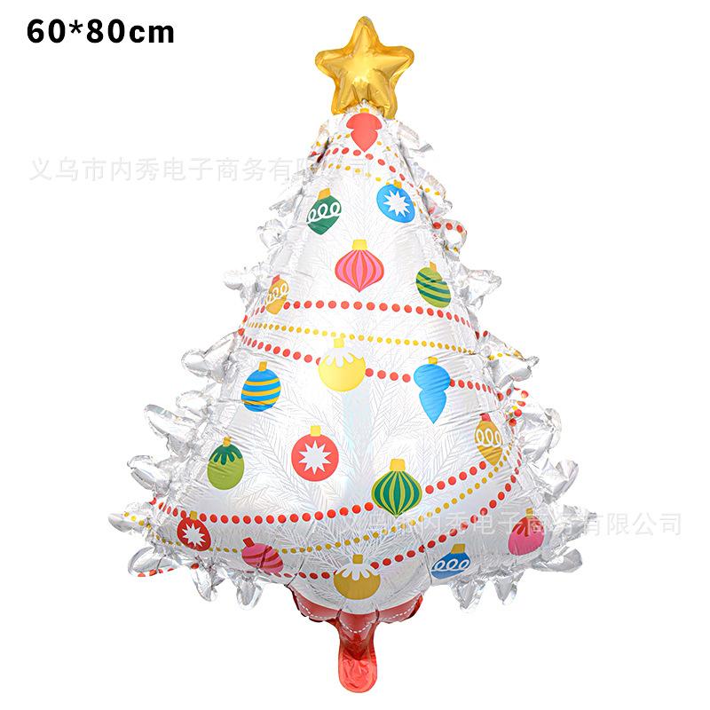 Christmas Balloons Special-Shaped Aluminum Film Balloons Santa Claus Merry Christmas Arrangements Christmas Eve Decorations