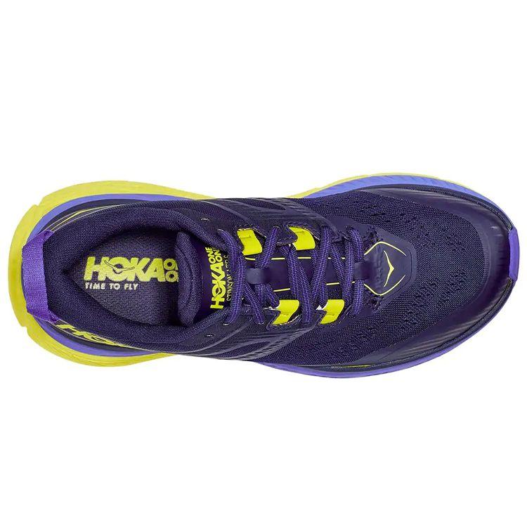 HOKA One One Stinson Atr6 Non-Slip Durable Low-Top Running Shoes Unisex Running Shoes Iris-Black 1110506-BIEP
