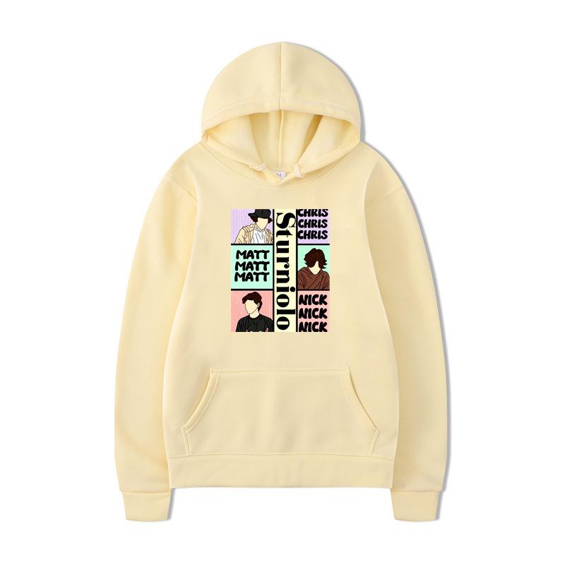 Sturniolo Drillinge Hoodies Herren Damen Kreatives Design Bedruckter Hoodie Marke Y2K Kleidung Vintage Unisex Langarm Pullover