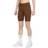Sportswear Essential Logo Print Solid Color Fitness Casual Shorts Women Shorts Brown CZ8527-259