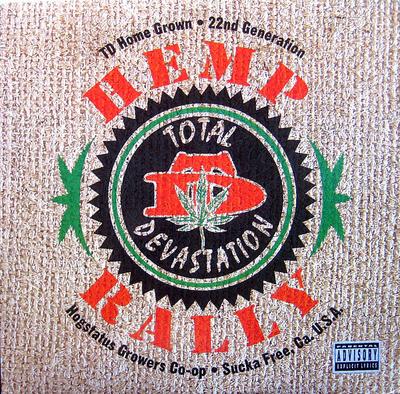 12inch Record TOTAL DEVASTATION - Hemp Rally 07822126871 PGA Records 1994 US Rap & Hip-Hop/R&B Used