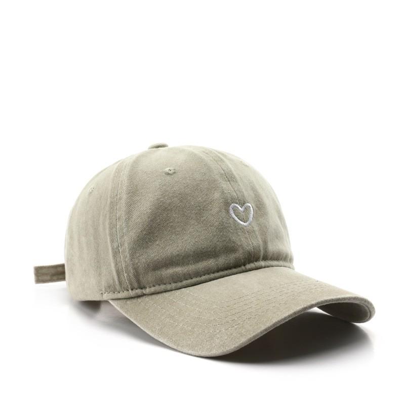 Four Seasons Cotton Love Embroidery Casquette Baseball Cap Adjustable Outdoor Snapback Hats for Men and Women 219