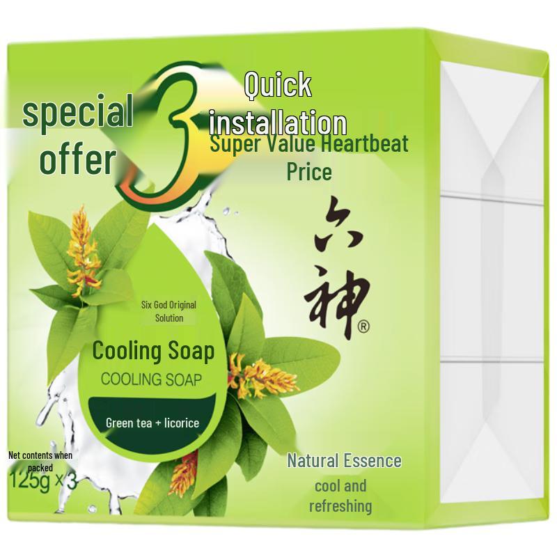 Liùshén Refreshing & Moisturizing Antibacterial Soap