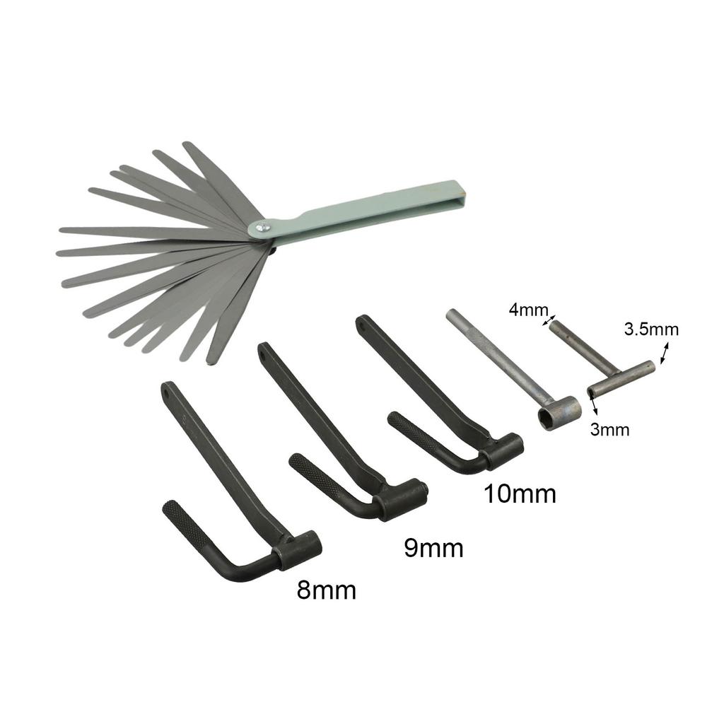Feeler Gauge Tool Engine Adjustment Tool For DIY Projects Feeler Gauge Non-slip Handle Comfortable Grip Design