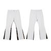 Mens High Street Graffiti Jeans Vintage Washed Slightly Flared Long Pants